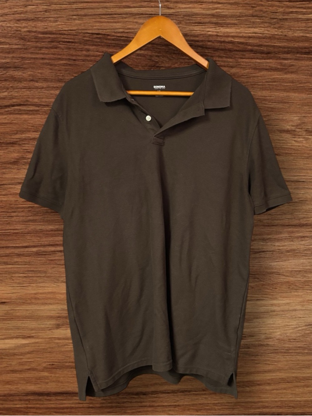 Men’s Sonoma Brown Short-Sleeved Polo